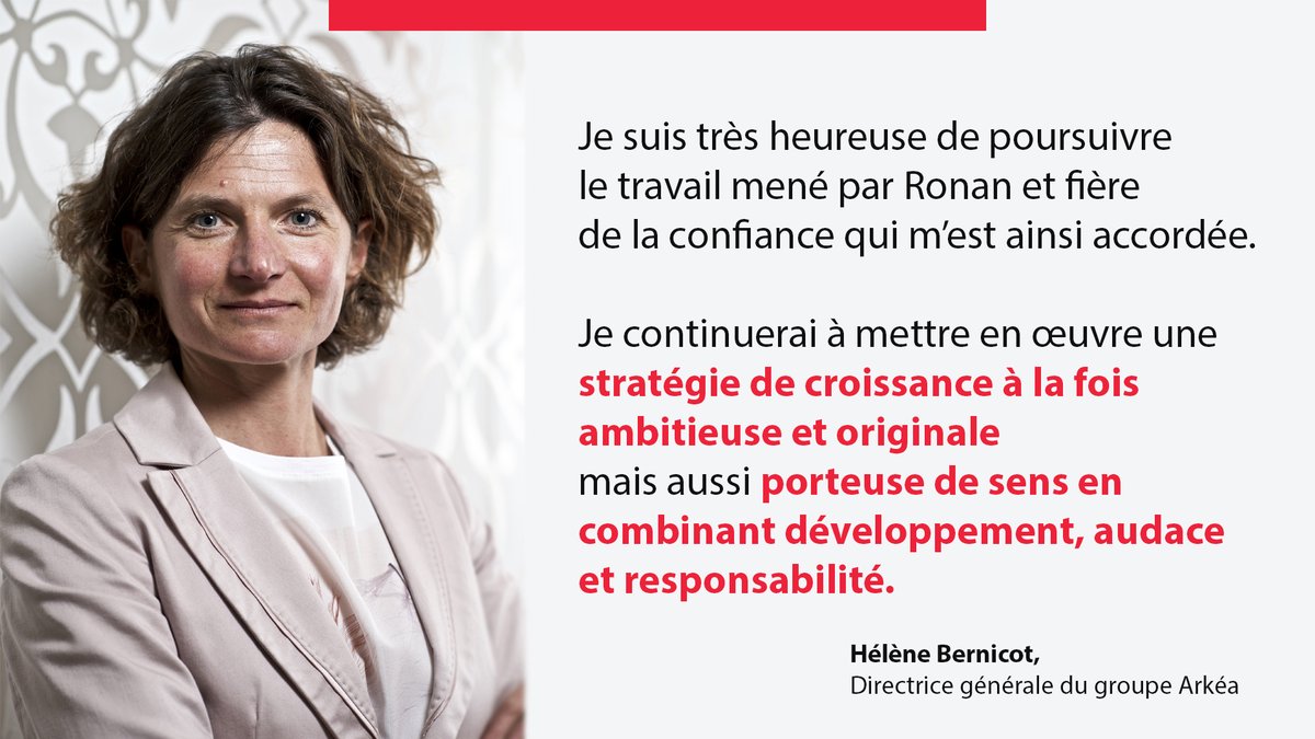Hélène Bernicot nommée Directrice générale du groupe ARKEA