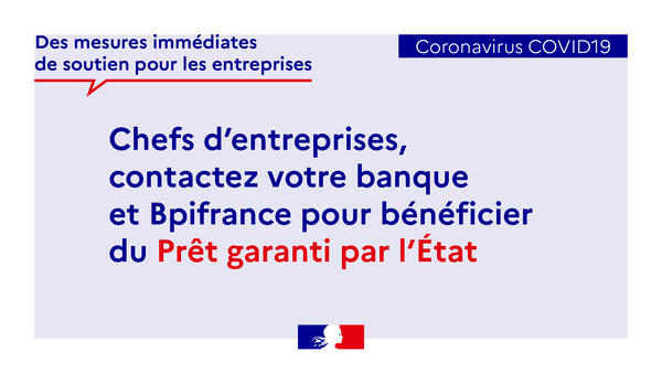 COVID-19 : les banques françaises déploient le Prêt Garanti par l’Etat pour soutenir les entreprises impactées 