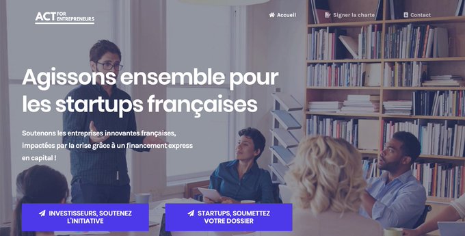 Face à la crise du COVID-19, Kriptown s’associe au collectif « Act for Entrepreneurs » pour soutenir les startups et PME françaises