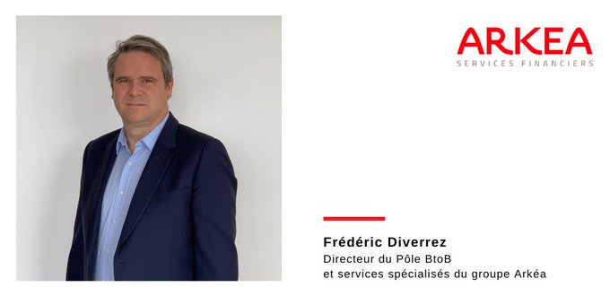 Frédéric Diverrez est nommé Directeur du Pôle BtoB et services spécialisés du groupe Arkéa