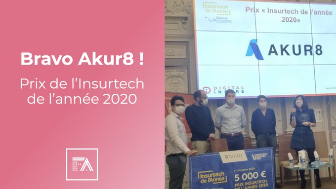 Akur8 remporte le prix Insurtech de l'année 2020