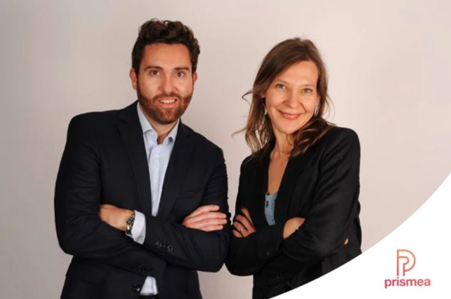 Dorian Cauvas et Stéphanie Biron, cofondateurs de Prismea
