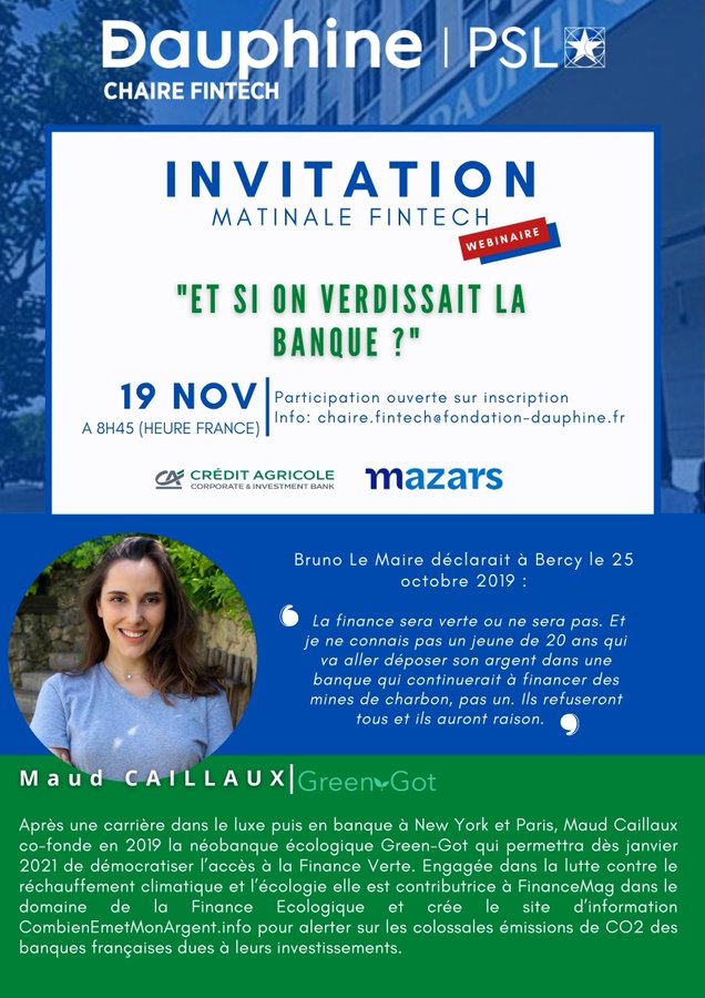 Et si on verdissait la banque ?