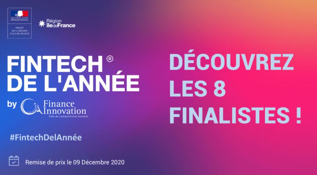 Voici les noms des 8 finalistes du concours Fintech de l’Année 2020...
