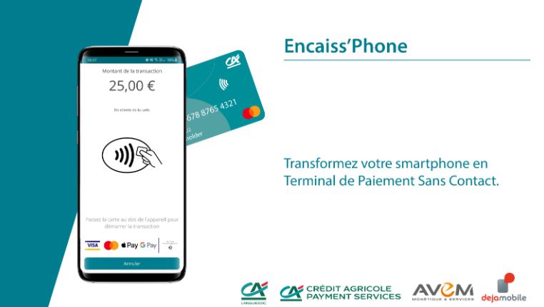 Crédit Agricole du Languedoc expérimente la solution SoftPOS de la fintech dejamobile