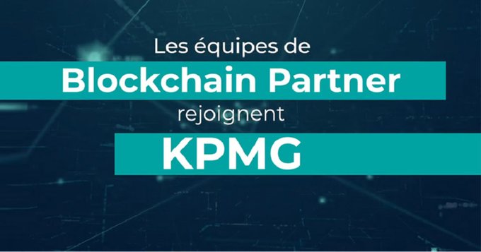 Les équipes de Blockchain Partner rejoignent KPMG France avec pour objectif de former la référence du conseil blockchain et crypto-actif