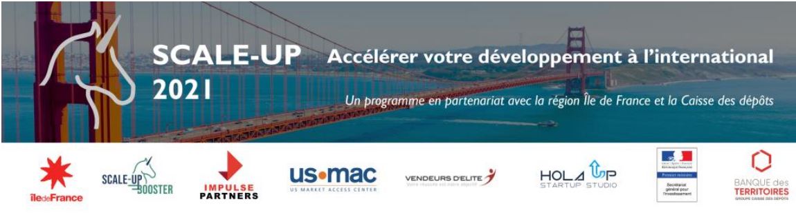 Scale-Up 2021, le programme qui propulse les startups à l’international grâce à des experts de la Silicon Valley	