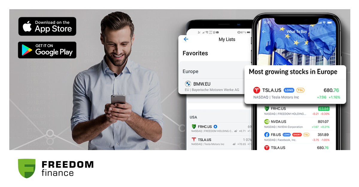 La nouvelle version de l'application Freedom24, déjà disponible sur App Store et Google Play