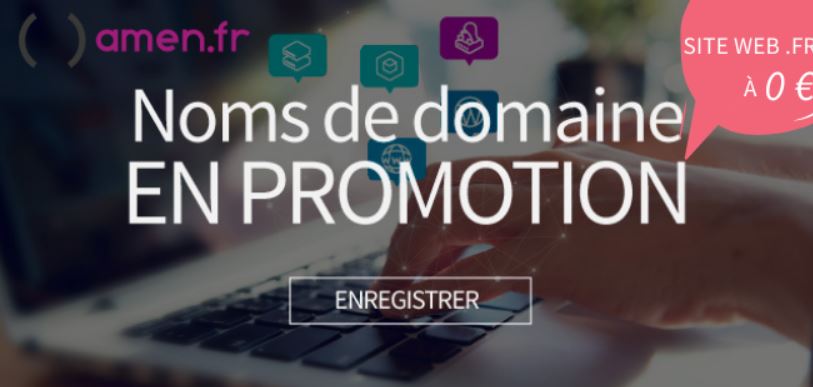 Un site web et un nom de domaine.fr gratuit