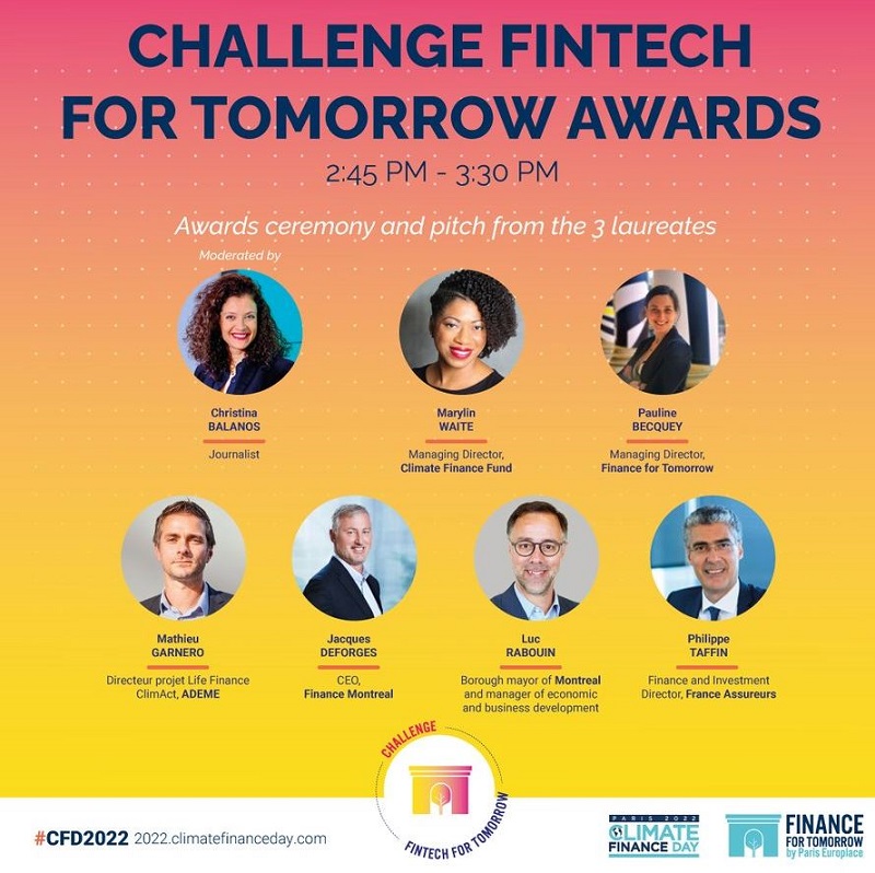 Finance for Tomorrow dévoile les lauréats de la 5e édition du Challenge Fintech for Tomorrow