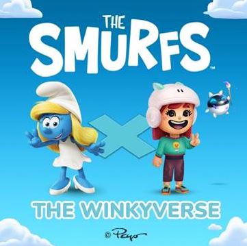 Les Schtroumpfs rejoignent The Winkyverse, le premier métavers éducatif