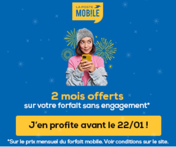 Les nouvelles offres La Poste Mobile 60Go et 120Go sont désormais disponibles