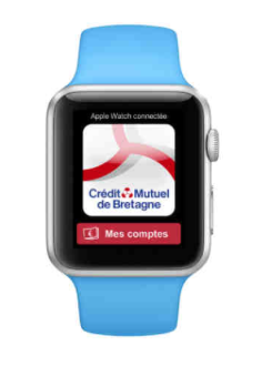 Le Crédit Mutuel Arkéa déploie une application bancaire pour les montres connectées sous Android Wear et pour l'Apple Watch