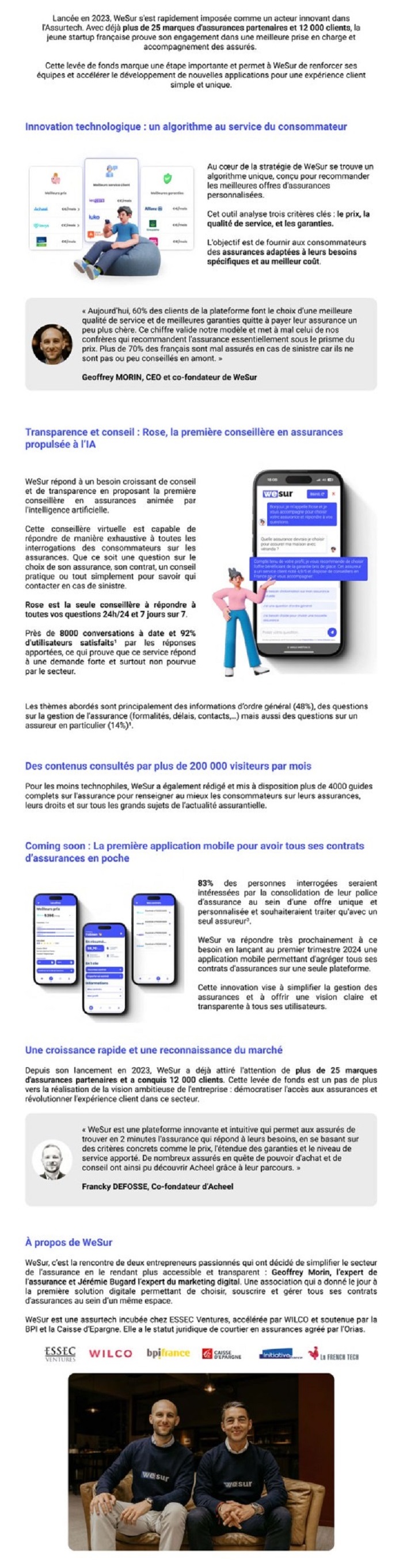 Insurtech : WeSur lève 1 M€ pour transformer le conseil et la distribution d'assurances