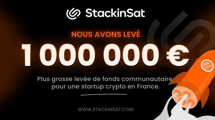 StackinSat lève 1 M€ auprès de sa communauté pour démocratiser l'accès au Bitcoin en Europe