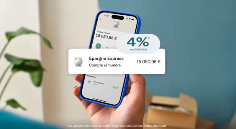 N26 lance son offre d’épargne en rémunérant les comptes avec des taux allant jusqu’à 4%