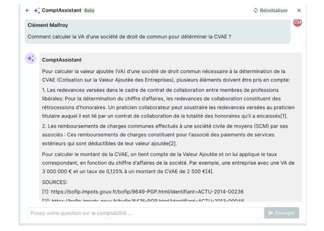 Exemple d’utilisation de ComptAssistant Exemple d’utilisation de ComptAssistant