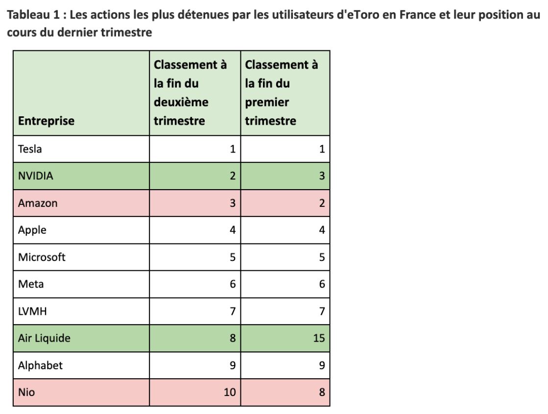 Les Français misent sur l’IA, les puces et les entreprises domestiques pour leurs investissements !
