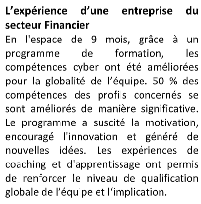 L’ultime obstacle des compétences.