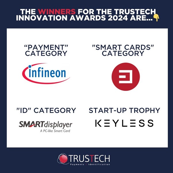 TRUSTECH 2024 annonce les gagnants des 'TRUSTECH INNOVATION AWARDS 2024' TRUSTECH 2024 annonce les gagnants des 'TRUSTECH INNOVATION AWARDS 2024'