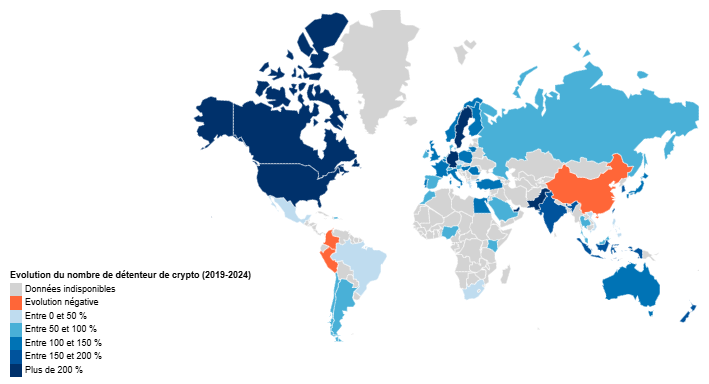 En France, le nombre de détenteurs de cryptomonnaie a bondi de 125 % en 5 ans En France, le nombre de détenteurs de cryptomonnaie a bondi de 125 % en 5 ans