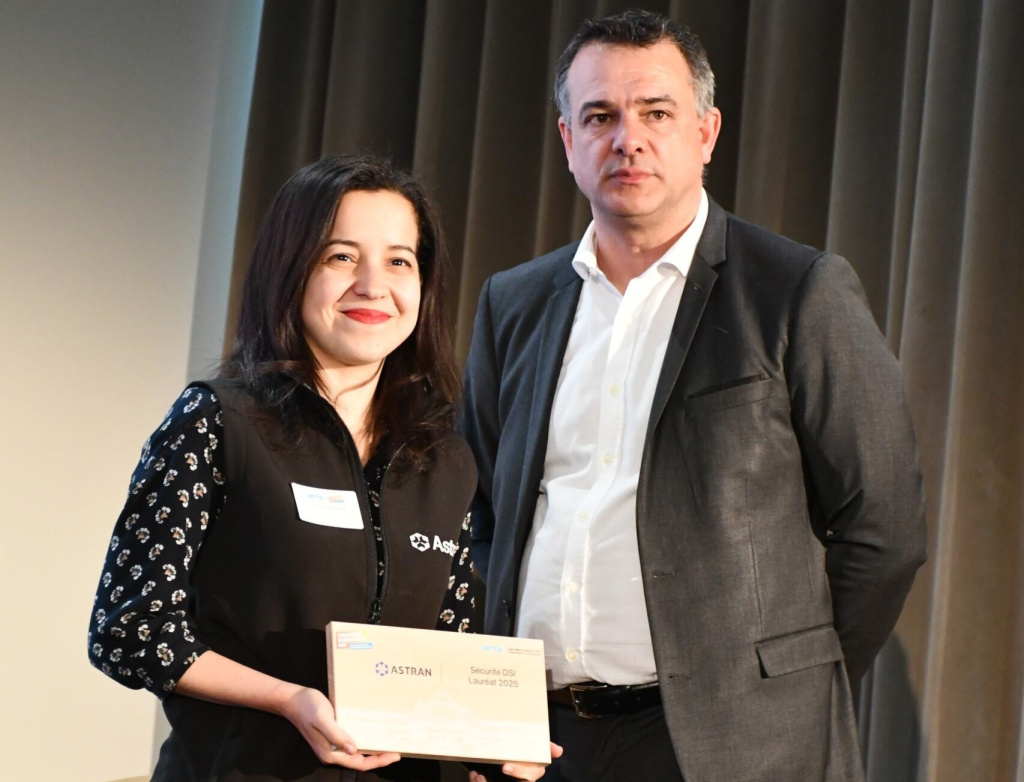 Yosra Jarraya, co-fondatrice et CEO, Astran - Benoît Fuzeau, Clusif