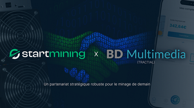 Startmining-Tractial : une alliance dans le paiement pour le minage bitcoin