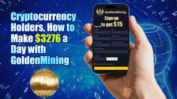 GoldenMining launches a new investment project with a daily income of $3,000 GoldenMining launches a new investment project with a daily income of $3,000