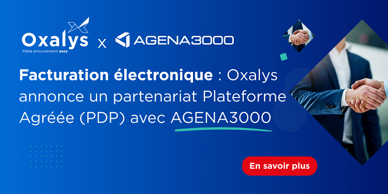 Facturation électronique : Oxalys annonce un partenariat Plateforme Agréée (PDP) avec AGENA3000