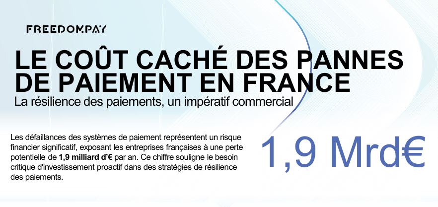 Pannes de paiement : 1,9 Md€ de pertes annuelles en France, un défi pour la résilience des systèmes