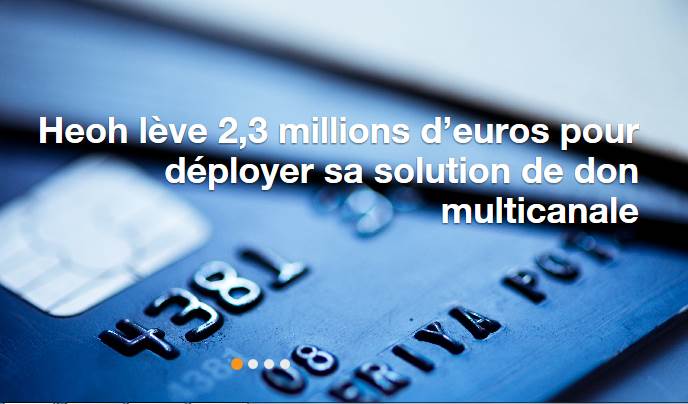 Heoh lève 2,3 millions d’euros pour déployer sa solution de don multicanale