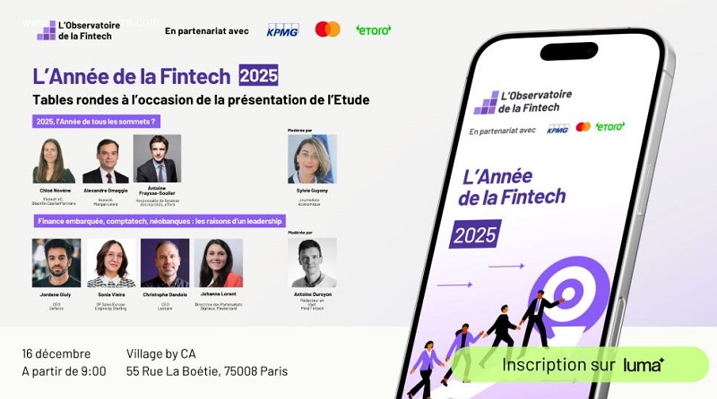 ​L’Observatoire de la Fintech vous invite à la présentation officielle de L’Année de la Fintech 2025