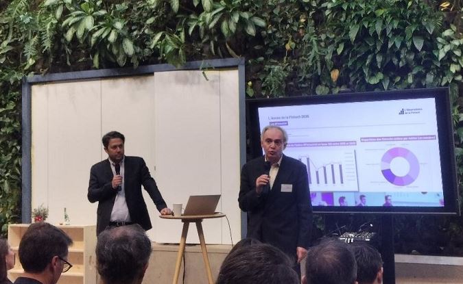 Mikaël Ptachek et François Faure, respectivement Président et Secrétaire Général de l’Observatoire de la Fintech