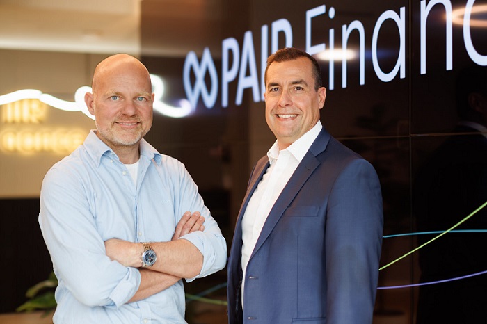 Stephan Stricker, fondateur & CEO PAIR Finance Group et Thomas Duvacher, Managing Director PAIR Finance France