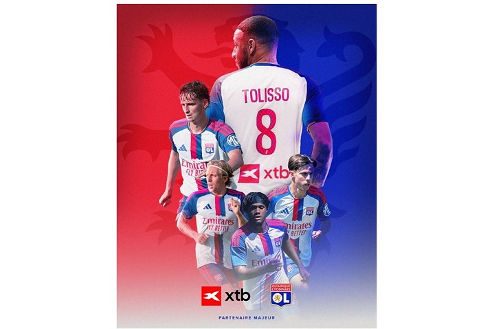 XTB devient partenaire majeur de l’Olympique Lyonnais jusqu’en 2029