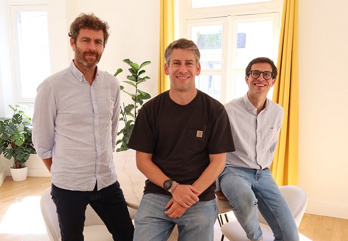 Olivier Nairey (CRO), Martin Pannier (CEO) et Benoît Bourdel (CTO)