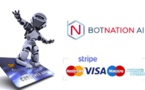 Stripe et Botnation intègrent le paiement natif par carte bancaire dans les chatbots