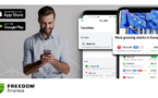 La nouvelle version de l'application Freedom24, déjà disponible sur App Store et Google Play