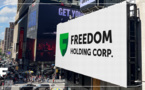 Freedom Holding Corp. annonce une augmentation de 83 % de son chiffre d'affaires