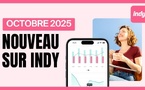 Nouveautés Indy - octobre 2025 : Découvrez les dernières fonctionnalités Nouveautés Indy - octobre 2025 : Découvrez les dernières fonctionnalités