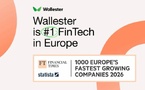 Wallester classée #1 fintech en Europe par Financial Times et Statista