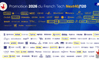 27 fintech retenues dans la promotion 2026 du French Tech Next 40 / 120