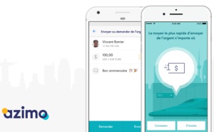  Paiement P2P : Azimo lance une nouvelle fonctionnalité de transfert  d’argent entre particuliers via téléphone mobile