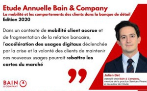 Etude annuelle Bain &amp; Company sur la mobilité et les comportements clients dans la banque de détail en France