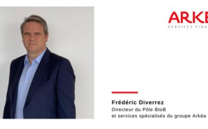 Frédéric Diverrez est nommé Directeur du Pôle BtoB et services spécialisés du groupe Arkéa