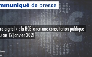 « Euro digital » : la BCE lance une consultation publique jusqu’au 12 janvier 2021