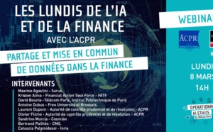 Les lundis de l’IA et de la finance avec l’ACPR : le partage de données pour l’IA en finance