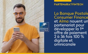 La Banque Postale Consumer Finance et la fintech Alma nouent un partenariat 