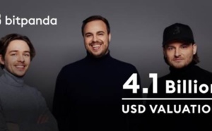 Bitpanda désormais valorisée à 4,1 milliards de dollars après un tour de table de 263 millions de dollars Bitpanda désormais valorisée à 4,1 milliards de dollars après un tour de table de 263 millions de dollars