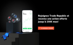 Rejoignez Trade Republic et recevez une action offerte jusqu’à 200€ max!